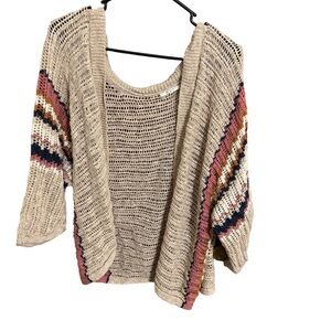 Women’s Maurice’s Quarter Sleeve Knit Cardigan size XL